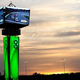 A scoring pylon at Richmond International Raceway in 2010.